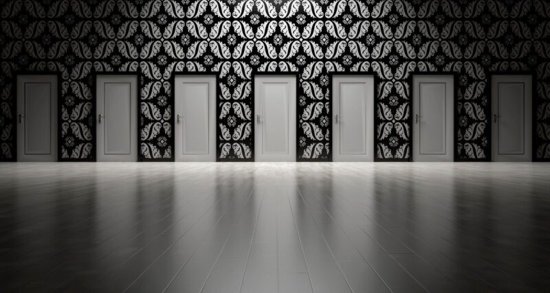 Puertas lacadas blancas